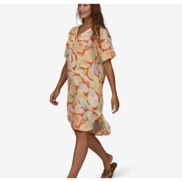 Patagonia Short Sleeved Pataloha Dress NWT Women's Sz XS Floral Hawaiian Mini - Picture 1 of 9